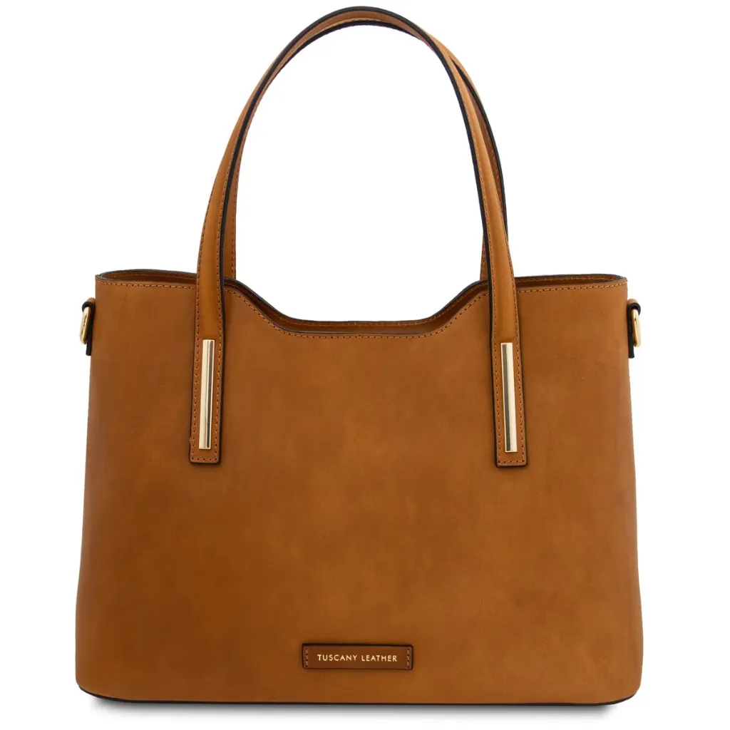 [Olimpia Leather tote Natural TL142561] Olimpia velika full-grain TL142561 (Konjak)